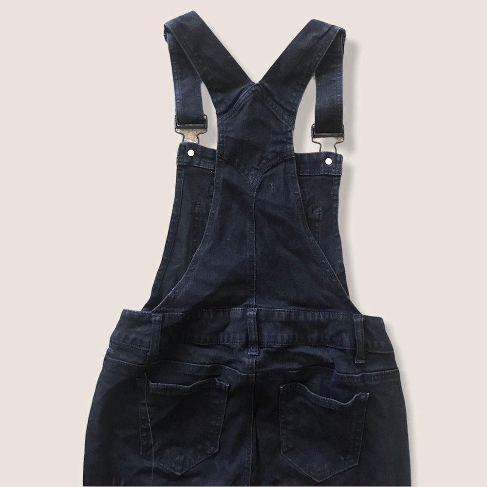 Urban Outfitter Cute Black Denim Overall Jumpsuit - Picture 9 of 15